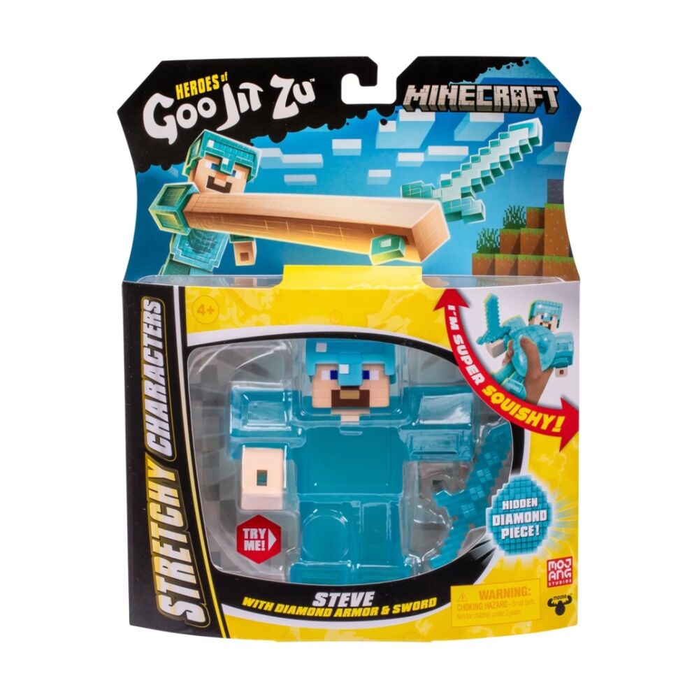 Heroes Of Goo Jit Zu Minecraft Hero Stretchy Assorted 2.5in