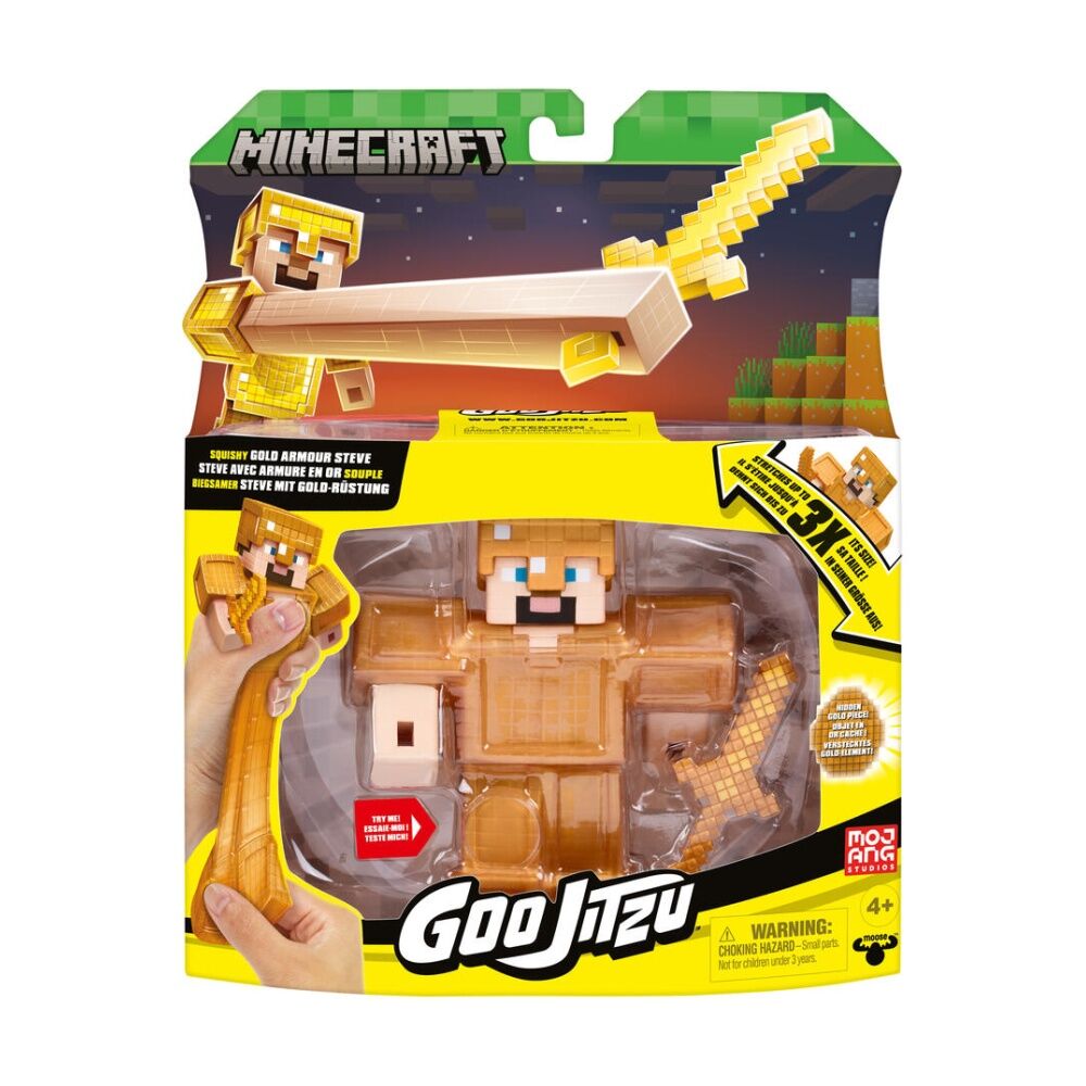 2PK Heroes of Goo Jit Zu Minecraft S3 Hero Set Stretchable Figure Assorted
