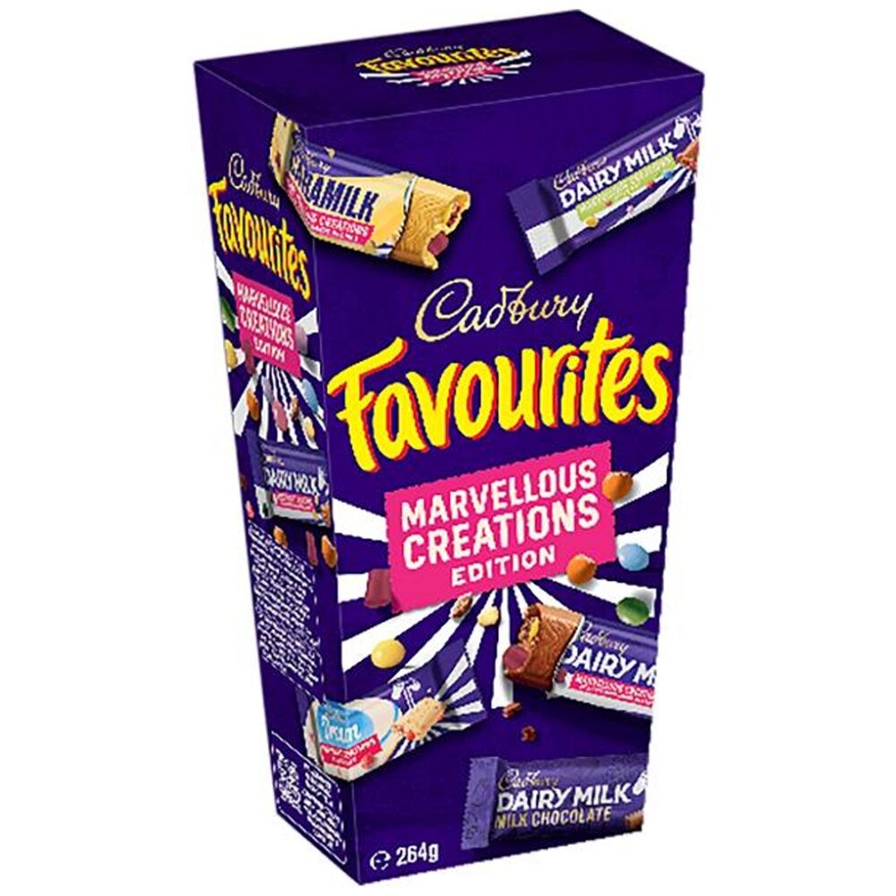 6PK Cadbury Favourites Marvellous Creations Edition Boxed Chocolate 264g