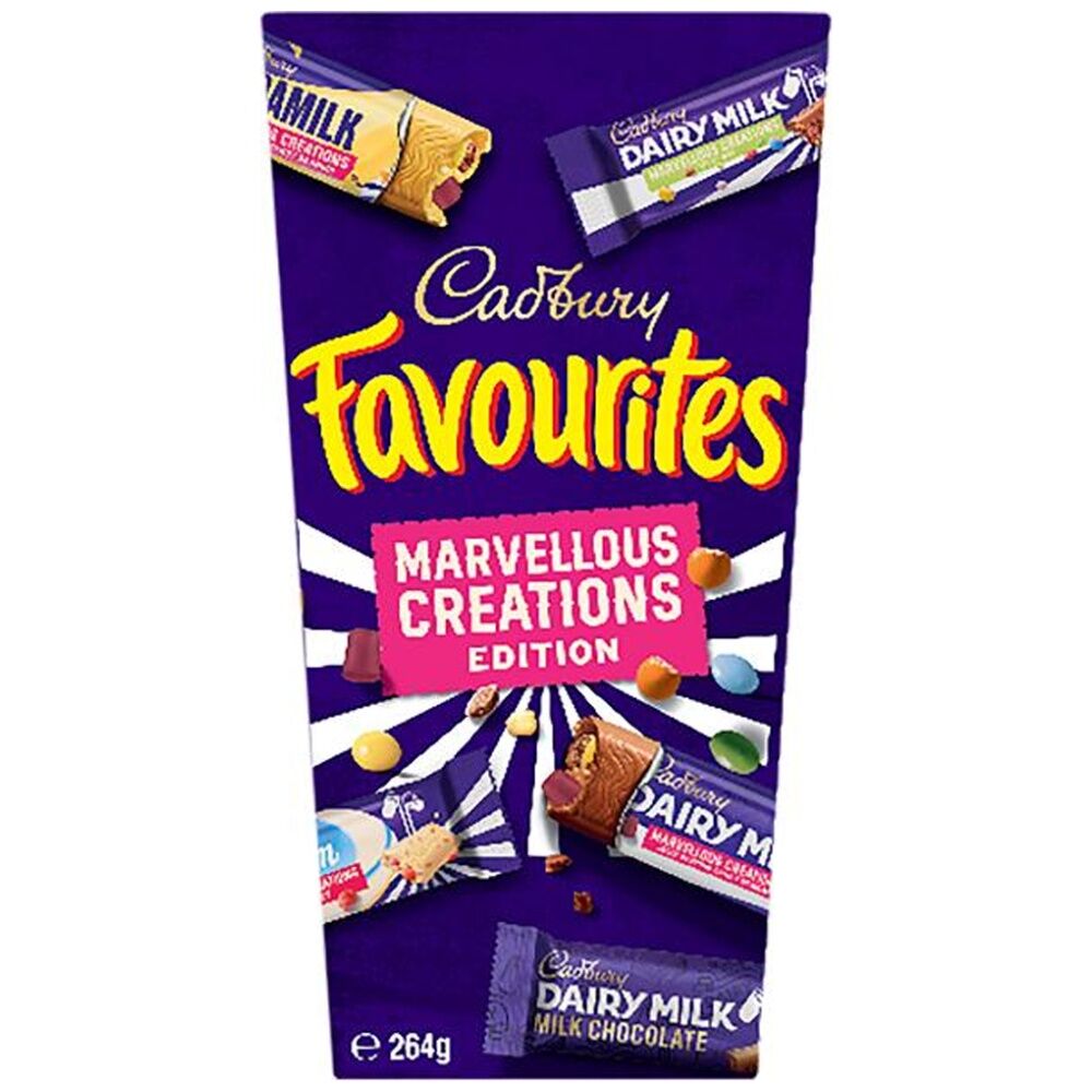 6PK Cadbury Favourites Marvellous Creations Edition Boxed Chocolate 264g