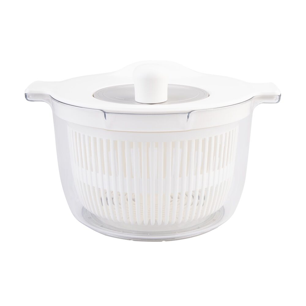 Appetito Salad Spinner High-Speed Drying Kitchen Tool White 3L Capacity