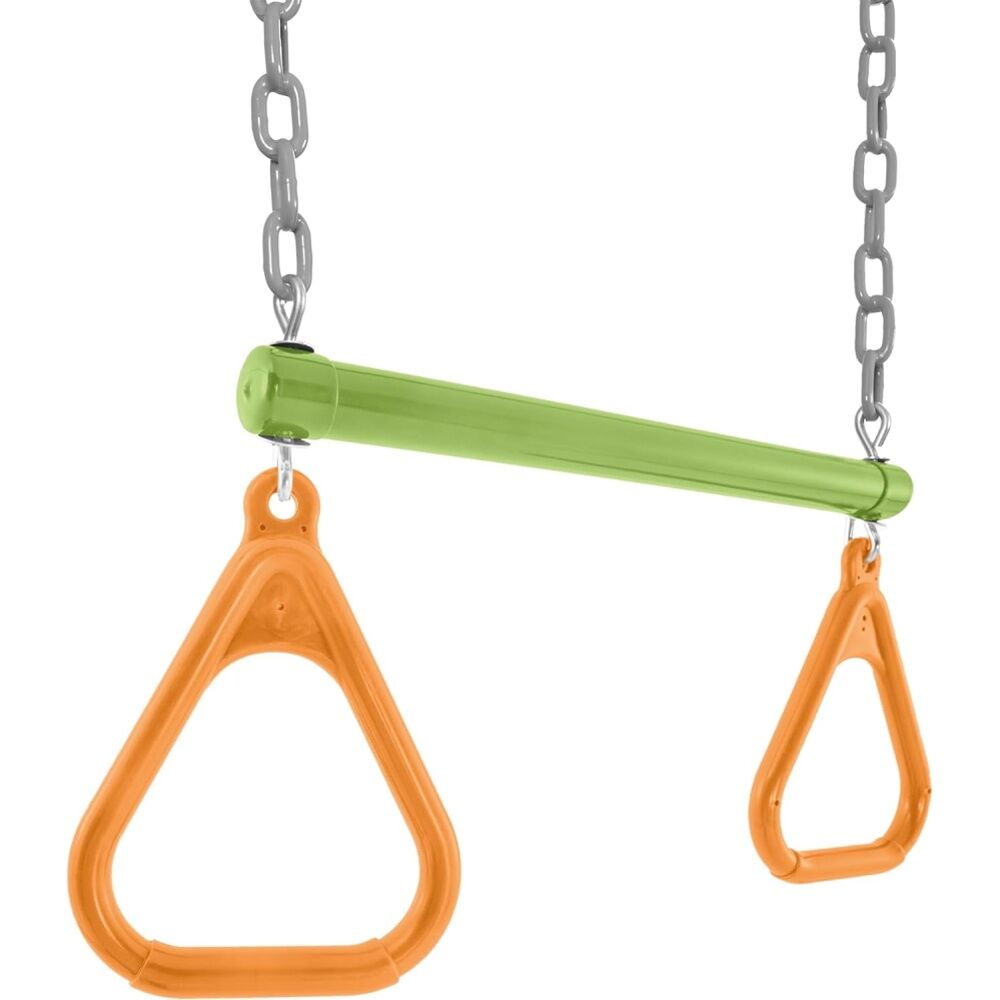 2PK Intex Kids 3-10y Trapeze Swing W/ Rings Outdoor Play Equipment
