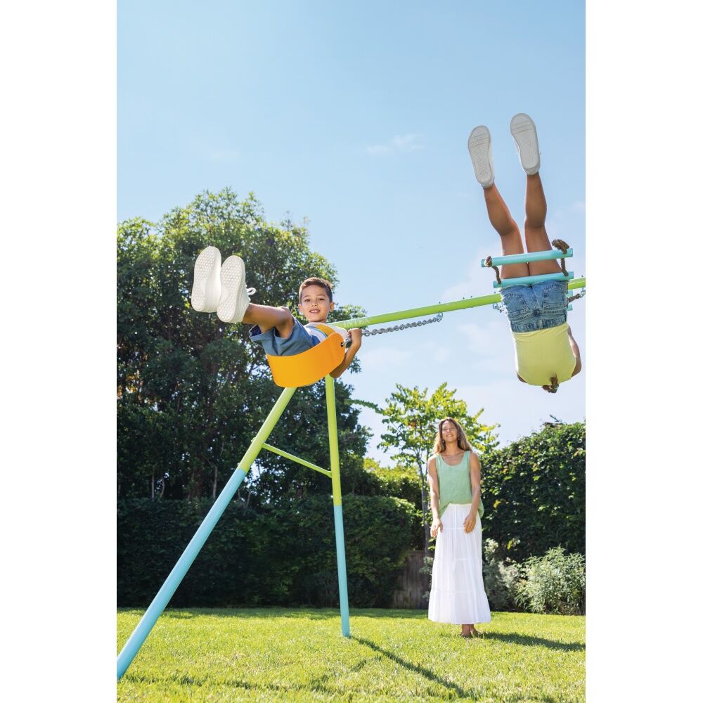 2PK Intex Kids 3-10y Trapeze Swing W/ Rings Outdoor Play Equipment
