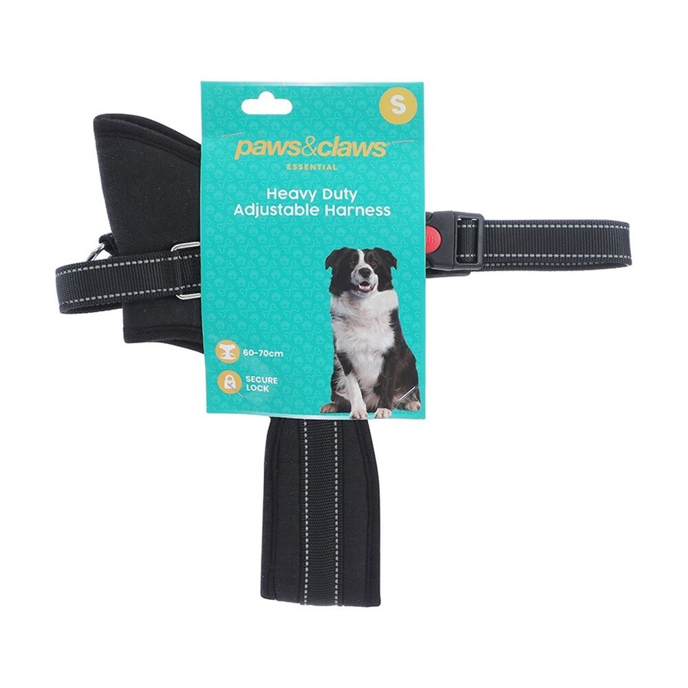 3x Paws And Claws Strong Pet Harness Small Soft Padding Secure Lock 60-70cm