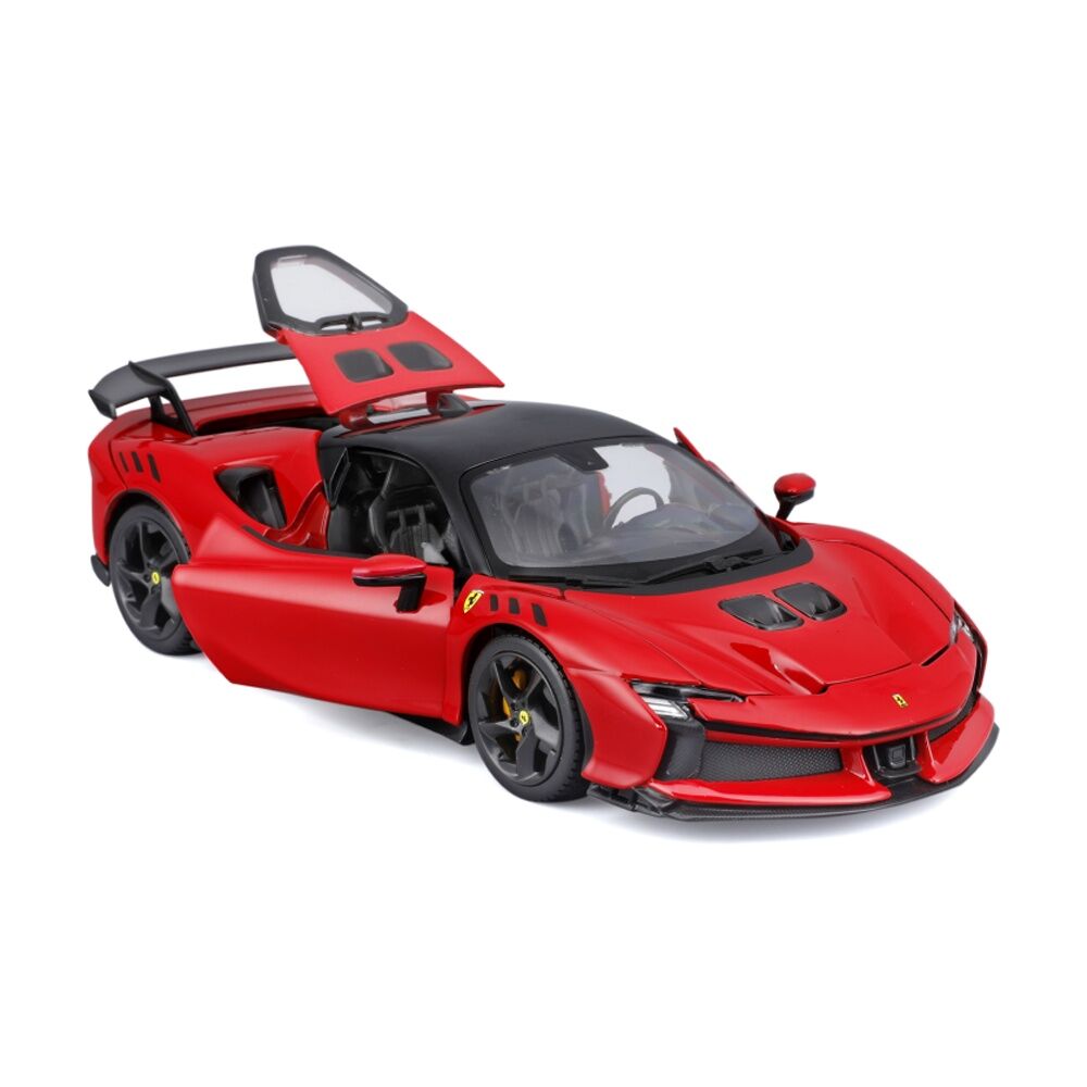 Bburago Scale 2023 Ferrari SF 90 XX Stradale Sports Car Model Toy Red