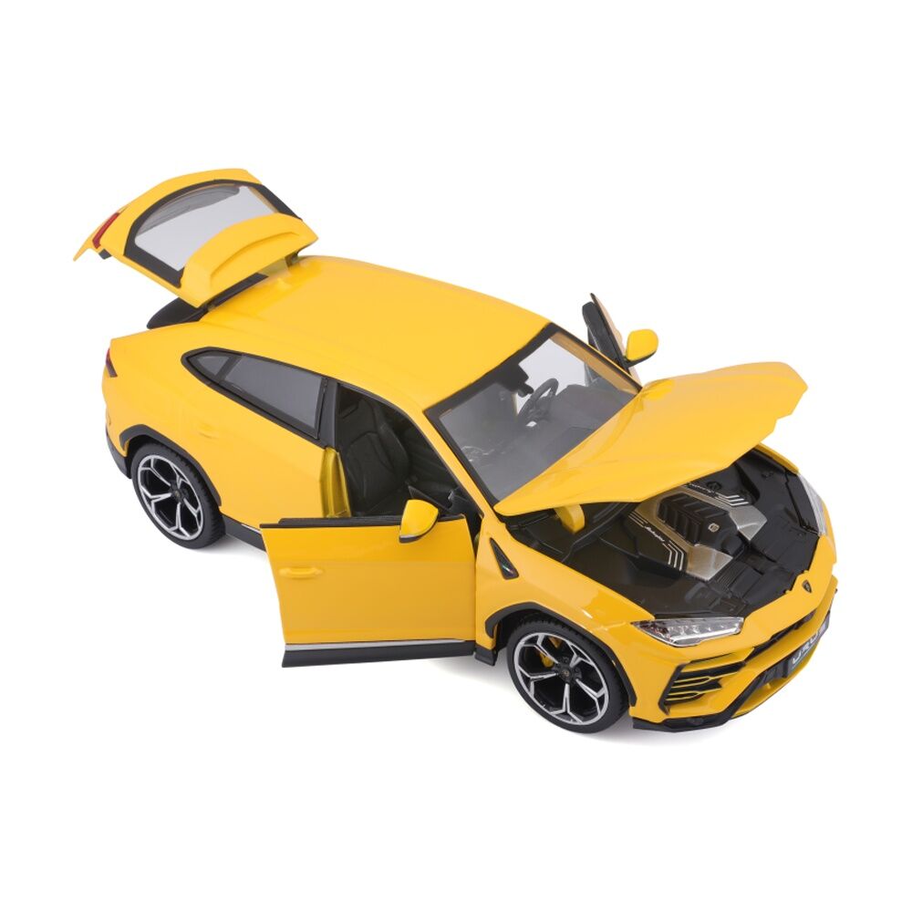 Bburago 2018 Lamborghini Urus SUV Metallic Model Replica Car Yellow