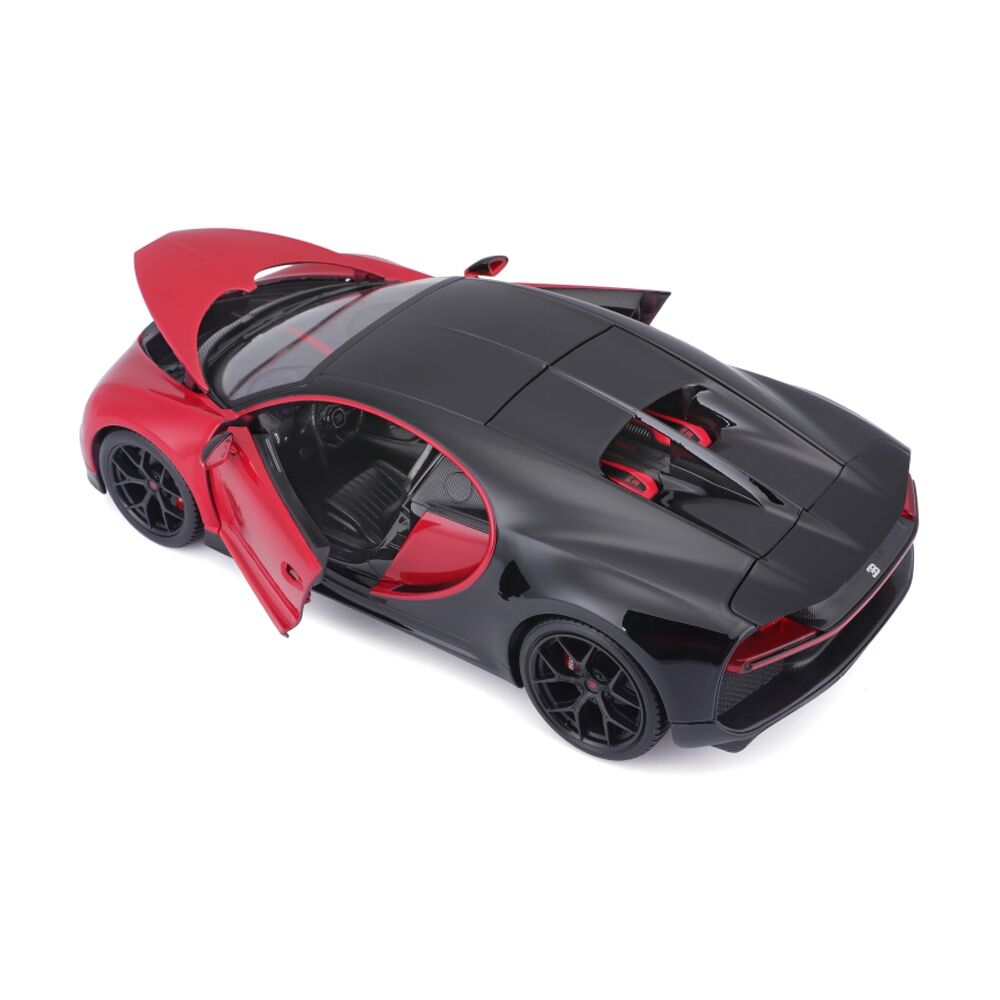 Bburago 2018 Bugatti Chiron Sport Model Car Replica Toy Red Black 78cm