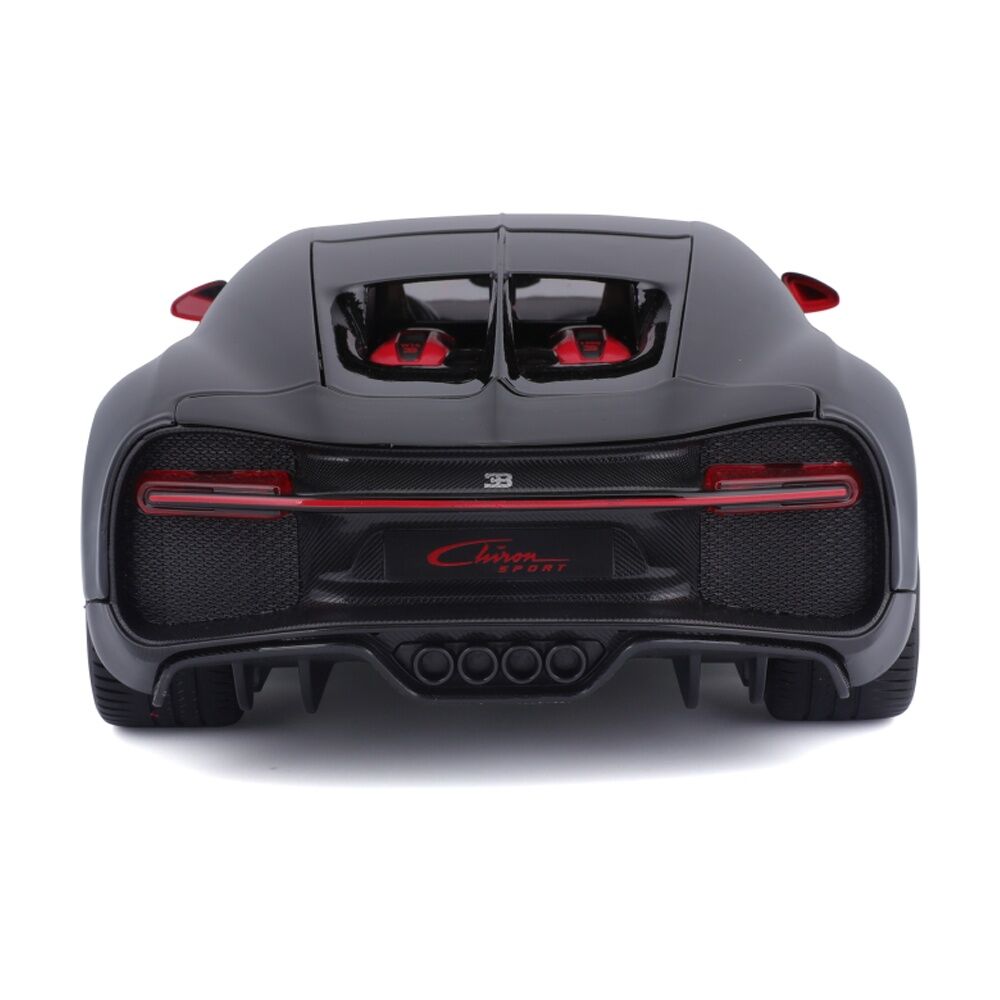 Bburago 2018 Bugatti Chiron Sport Model Car Replica Toy Red Black 78cm