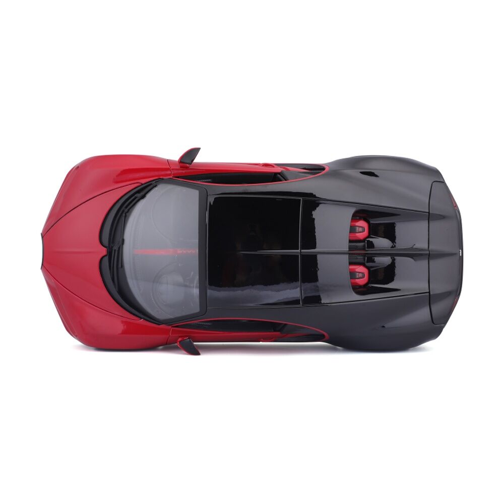 Bburago 2018 Bugatti Chiron Sport Model Car Replica Toy Red Black 78cm