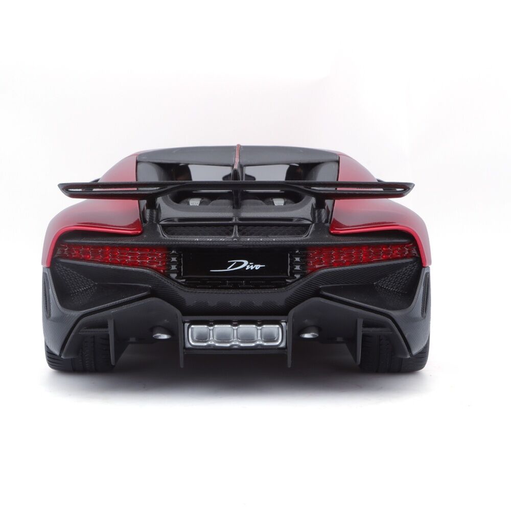 Bburago 2018 Bugatti Divo Metallic Model Car Collectible Toy Diecast Red