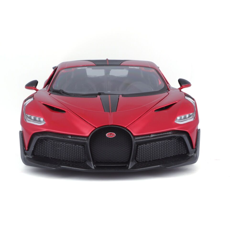 Bburago 2018 Bugatti Divo Metallic Model Car Collectible Toy Diecast Red