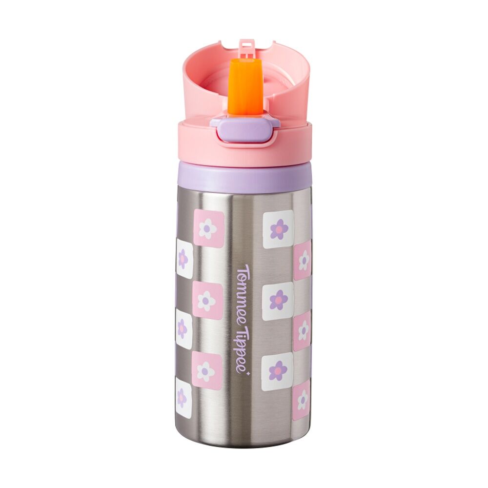 Tommee Tippee On The Go Stainless Steel Insulated Bottle 18m+ 355ml Assorted