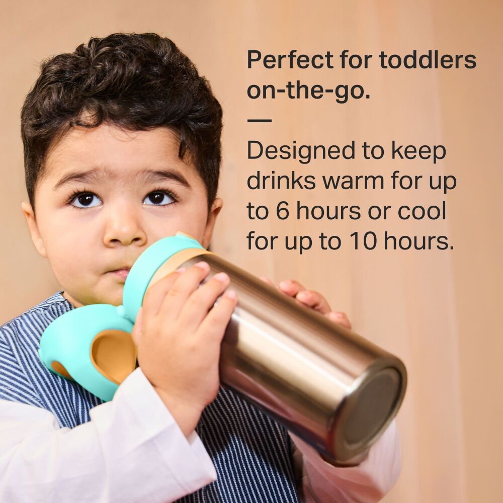 Tommee Tippee On The Go Stainless Steel Insulated Bottle 24m+ 500ml Assorted