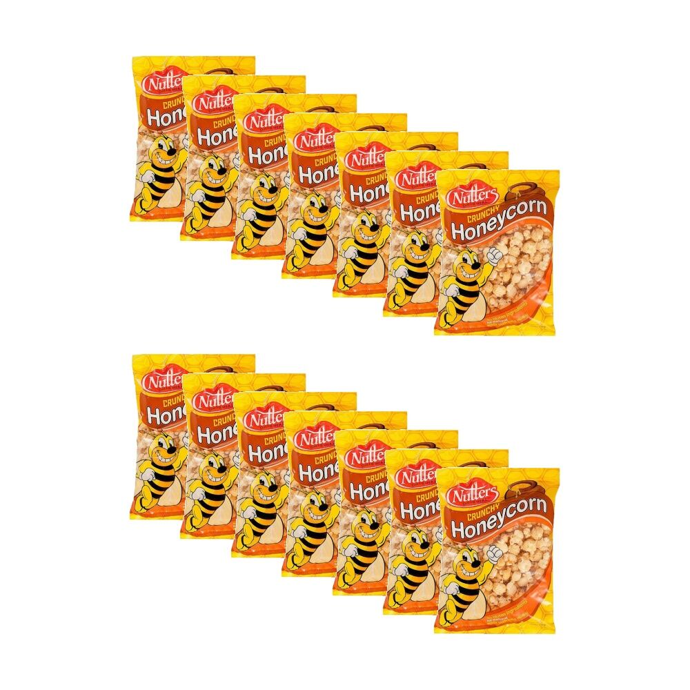 14PK Nutters Original Crunchy Honeycorn Popcorn Ready To Eat Snack 150g