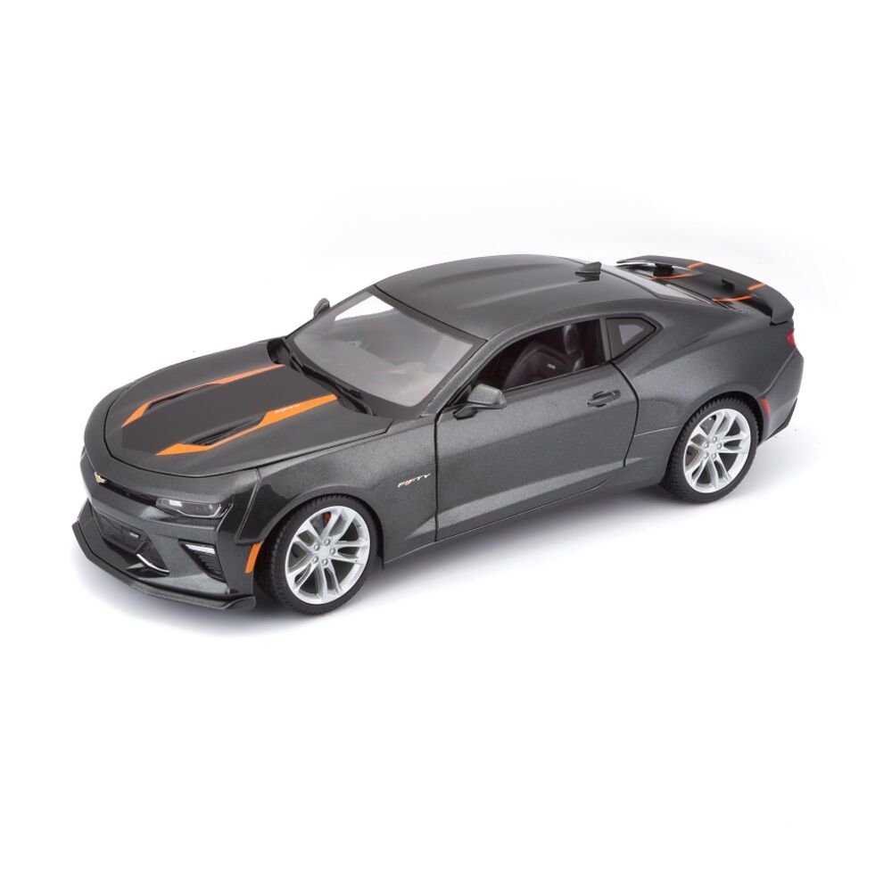 Maisto 2017 Chevrolet Camaro 50th Anniversary Grey Model Car Replica
