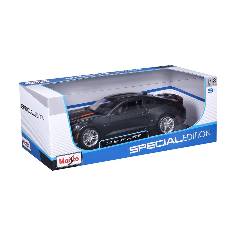 Maisto 2017 Chevrolet Camaro 50th Anniversary Grey Model Car Replica