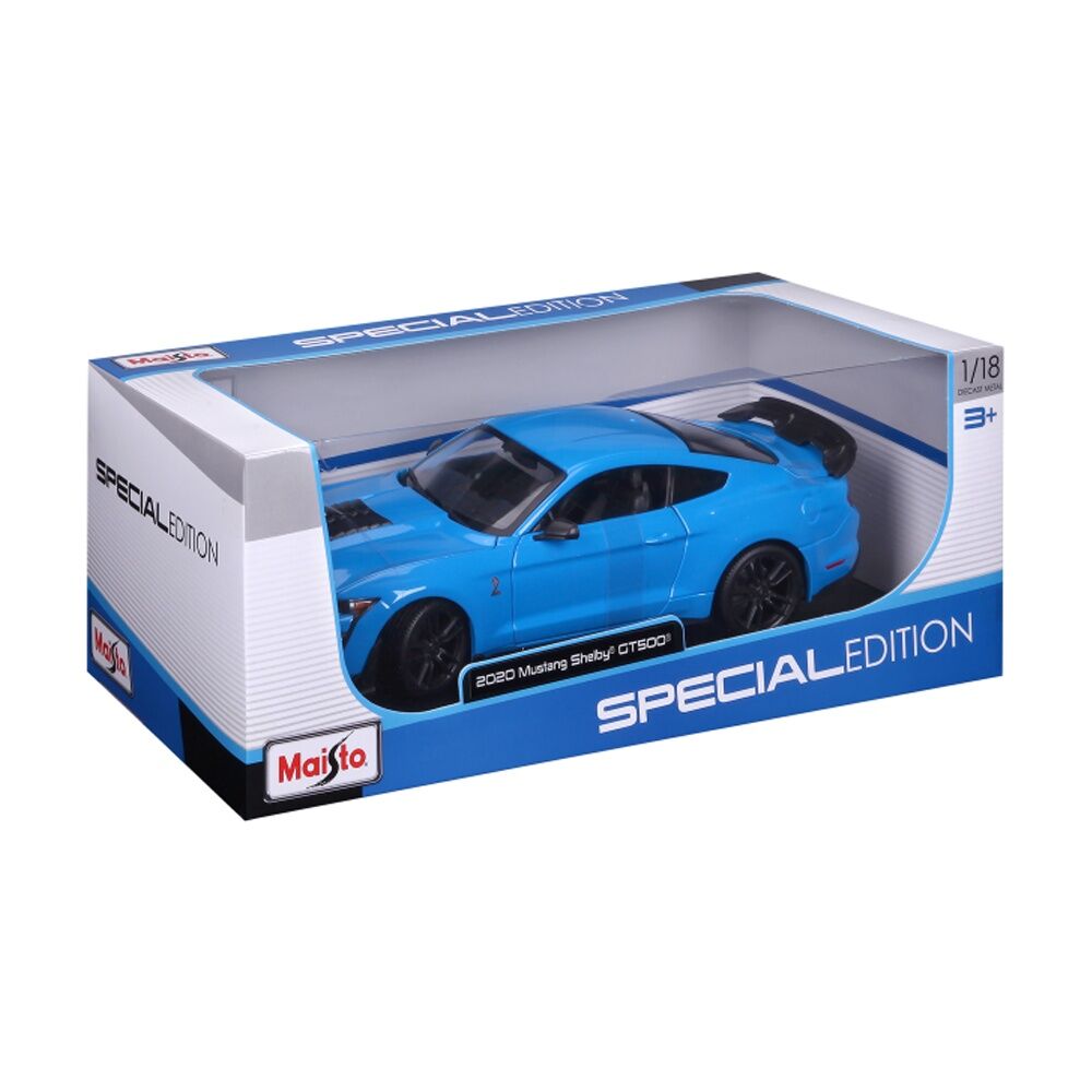 Maisto 2020 Ford Mustang Shelby GT500 Diecast Model Replica Car Blue