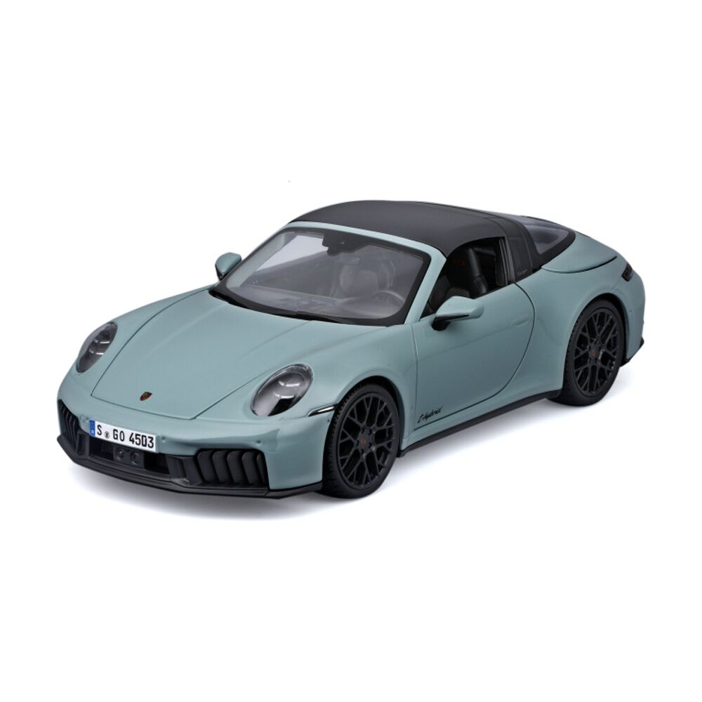 Maisto Diecast Model 2025 Porsche 911 Targa 4 GTS Car Replica Green