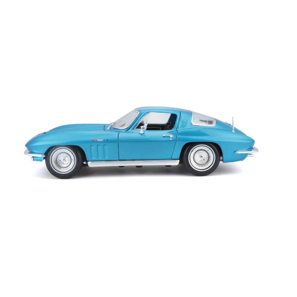 Maisto 1965 Chevrolet Corvette Coup  Diecast Model Car Collectible Blue