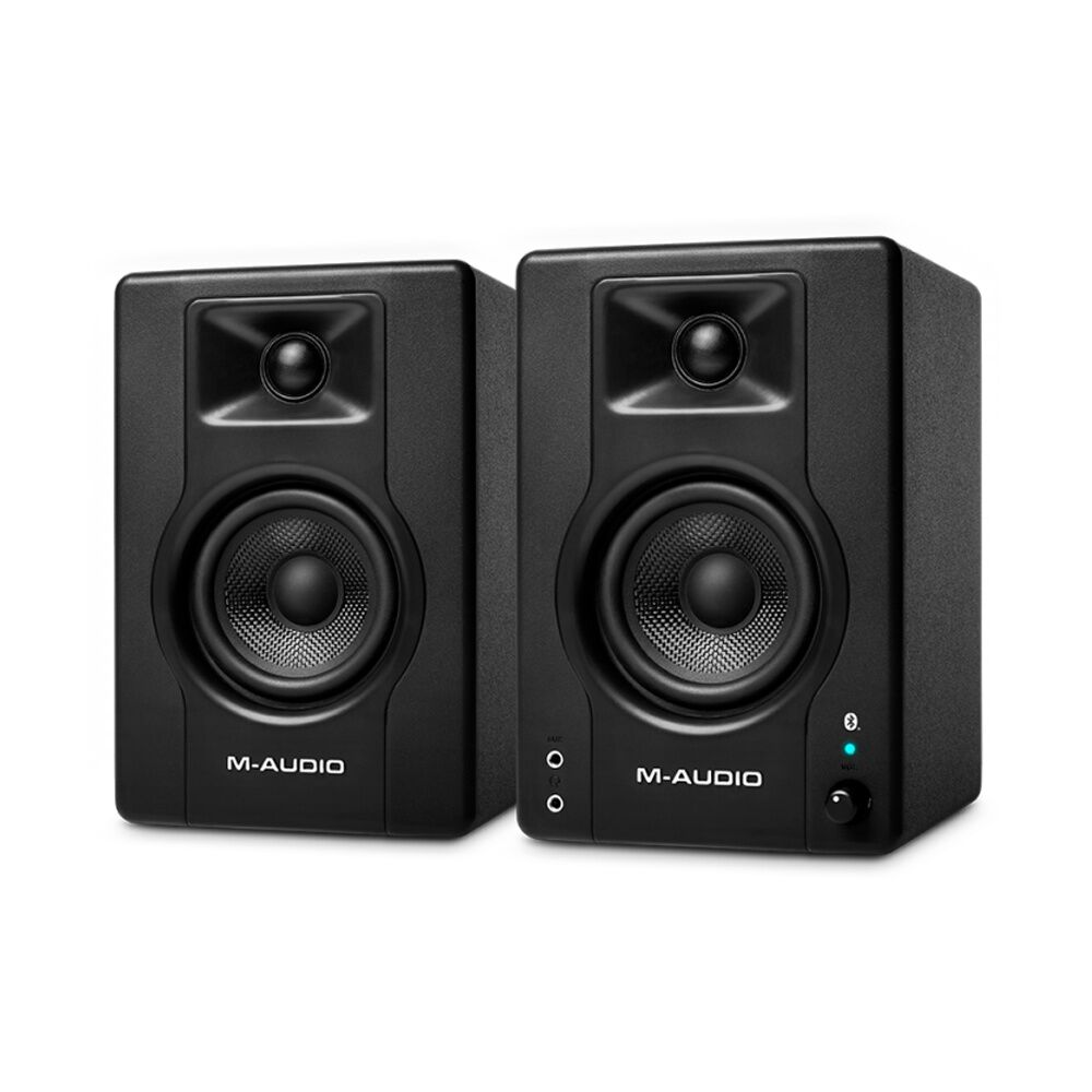 2pc M-Audio BX3 Bluetooth Studio Monitors Speaker Set W/ 3-Inch Woofer 120W
