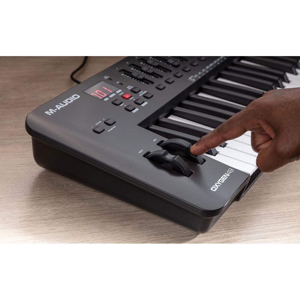 M-Audio Oxygen MKV USB-MIDI Connected Keyboard Controller Pads/Pots/Fader 49 Key