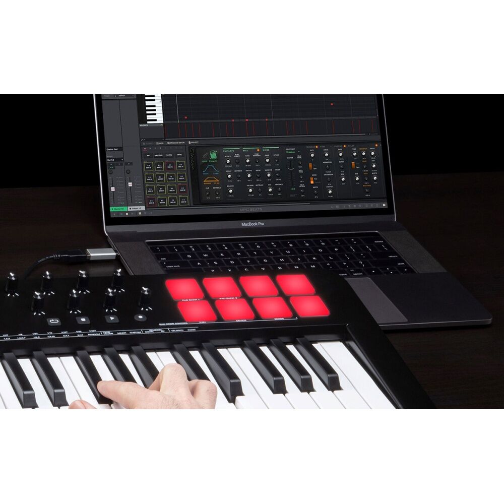 M-Audio Oxygen MKV USB-MIDI Connected Keyboard Controller Pads/Pots/Fader 49 Key