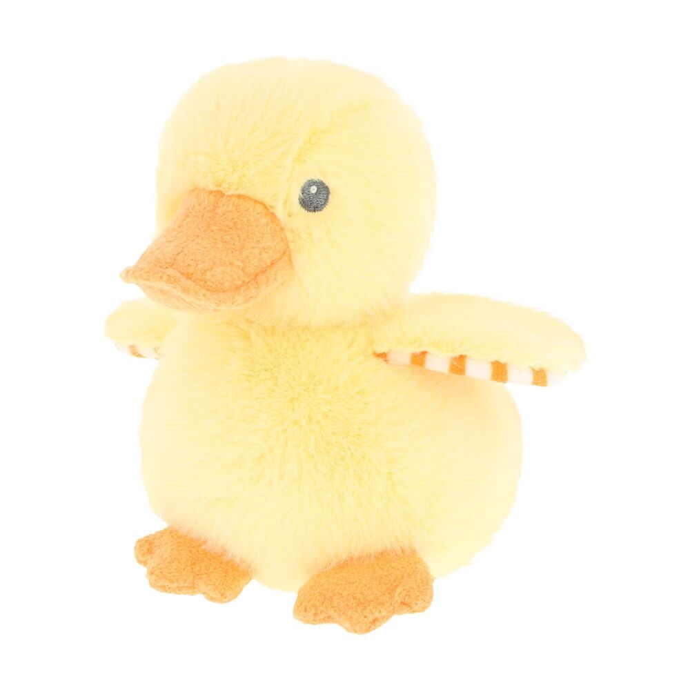 Keeleco Plush Soft Toy Eco-Friendly Cuddly Yellow/Orange Animal Baby Duck