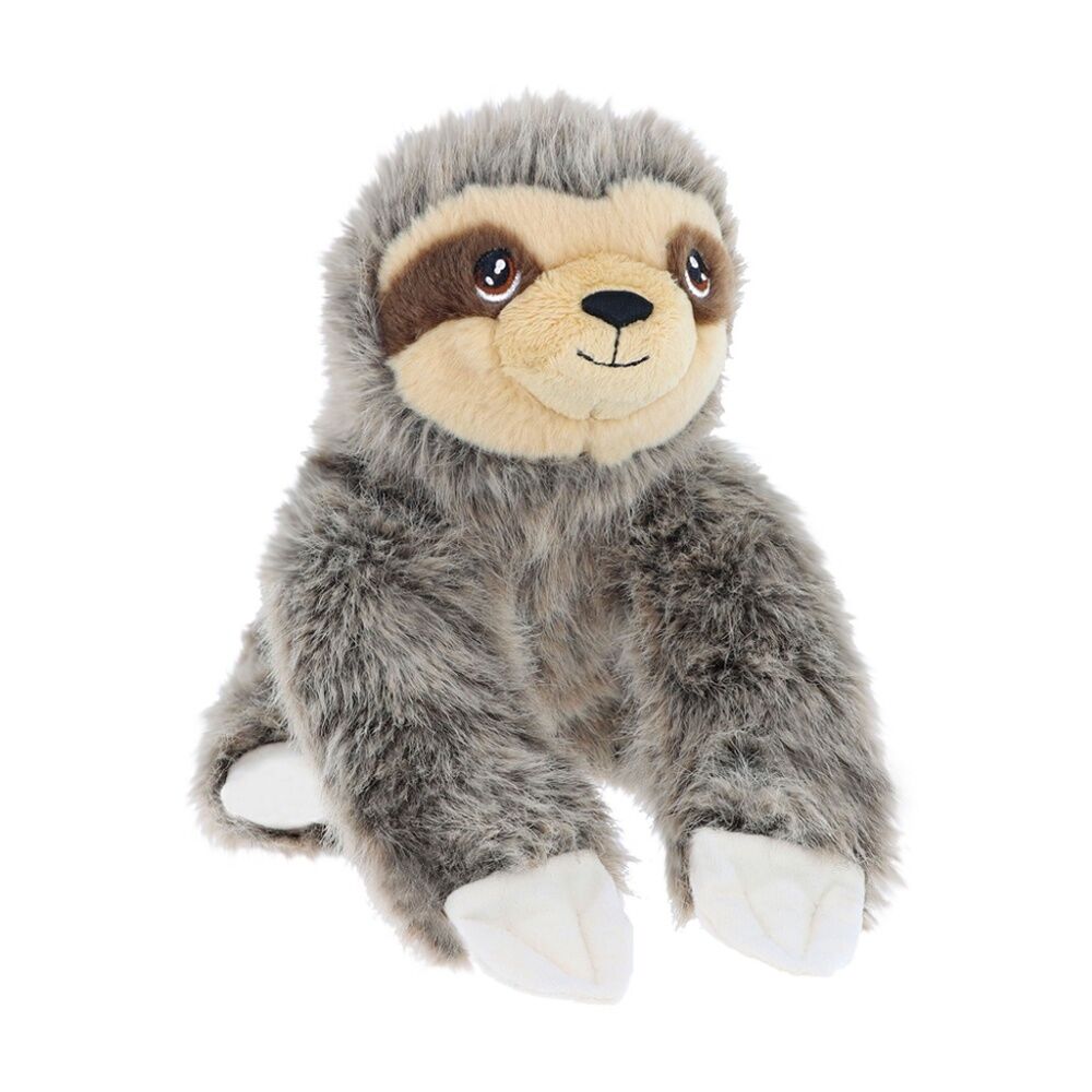 Keeleco 100% Recycled Material Weighted Animal Delux Plush Toy Sloth