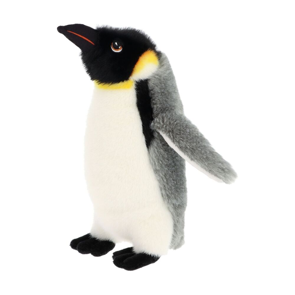 Keeleco 100% Recycled Material Weighted Delux 15cm Plush Toy King Penguin
