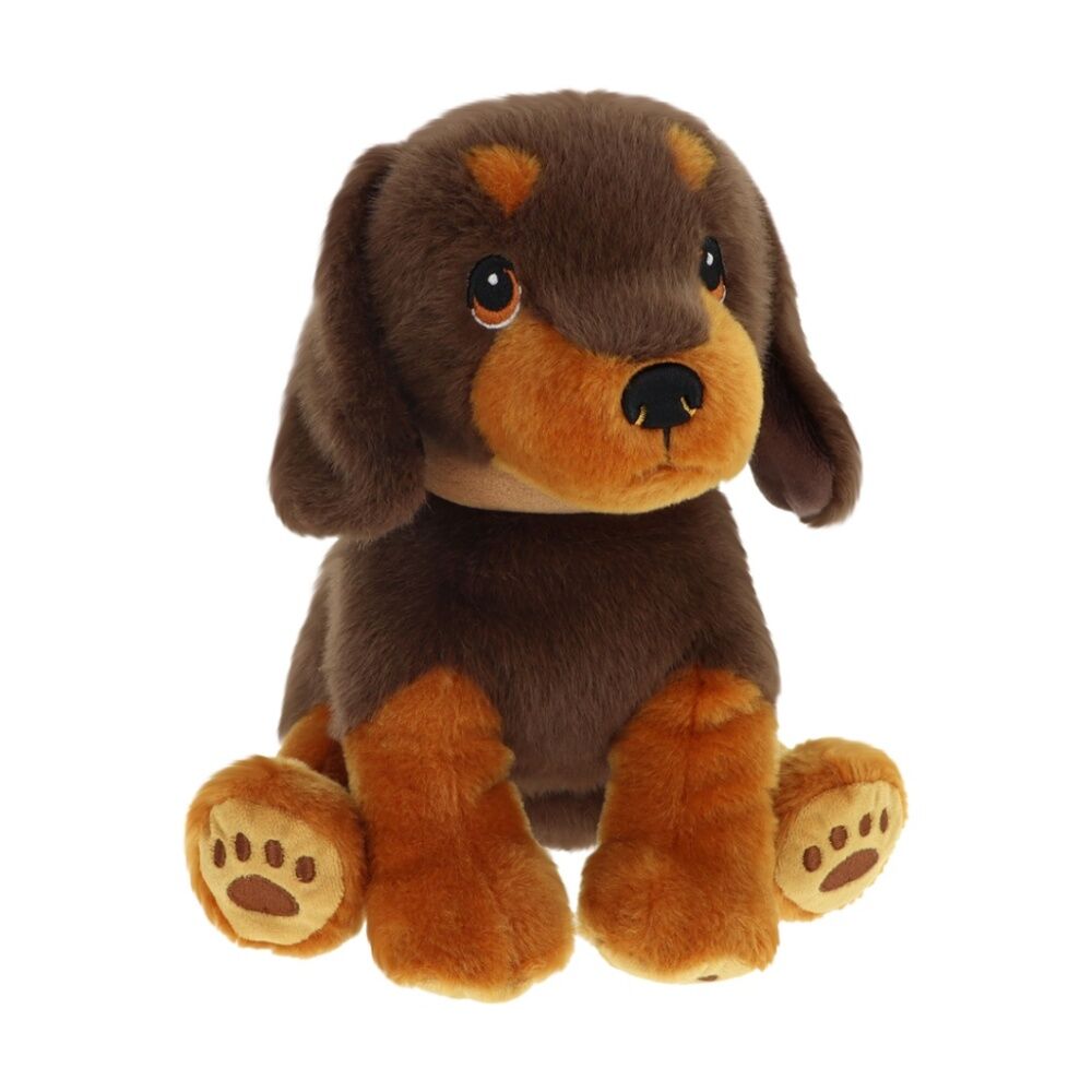 Keeleco Puppy Love 100% Recycled Material Huggable Animal Plush Toy Dach
