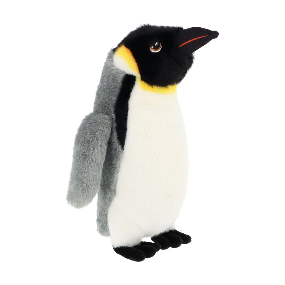 Keeleco 100% Recycled Material Weighted 15cm Delux Plush Toy King Penguin
