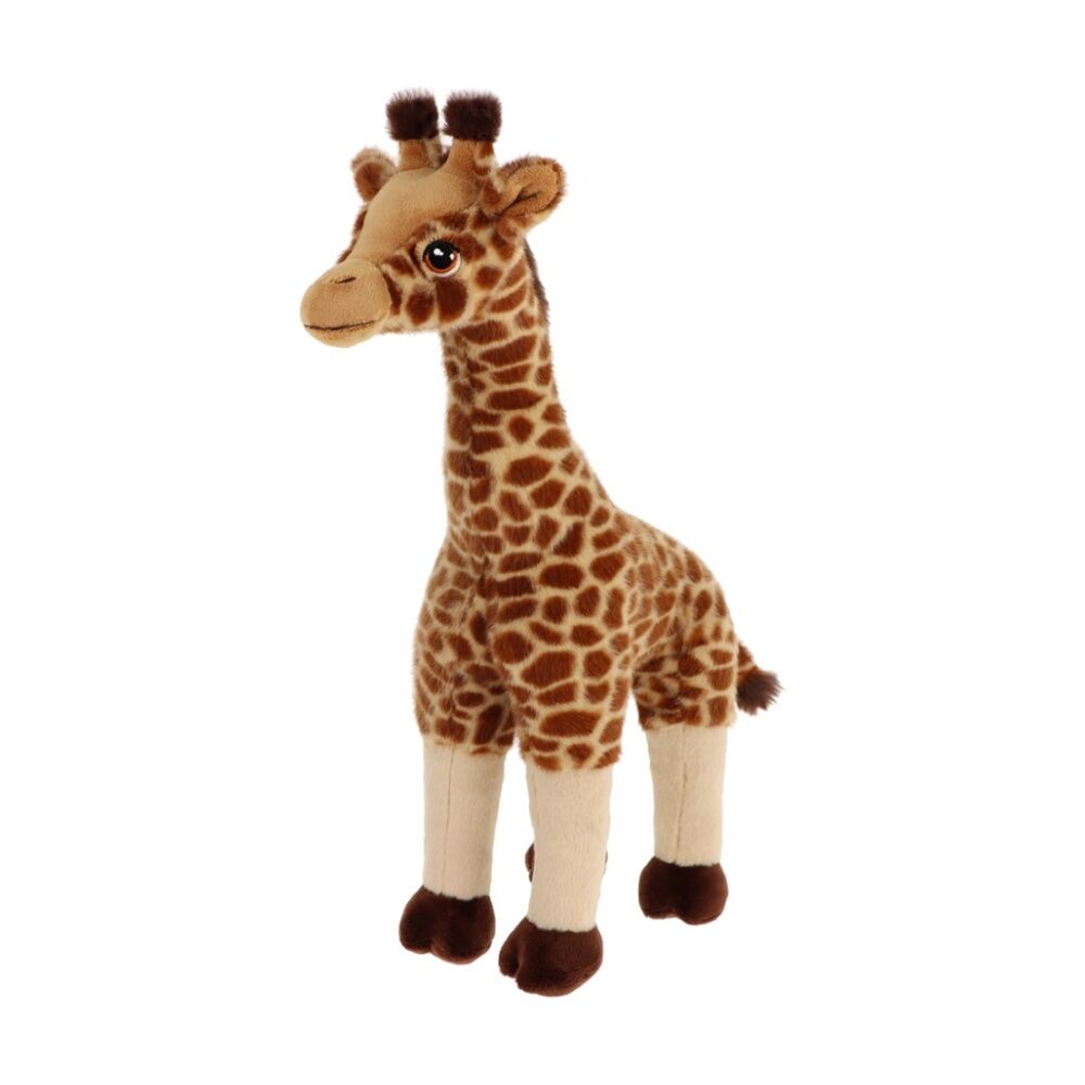 2x Keeleco Delux Plush Toy Eco Friendly Wildlife Collection Giraffe