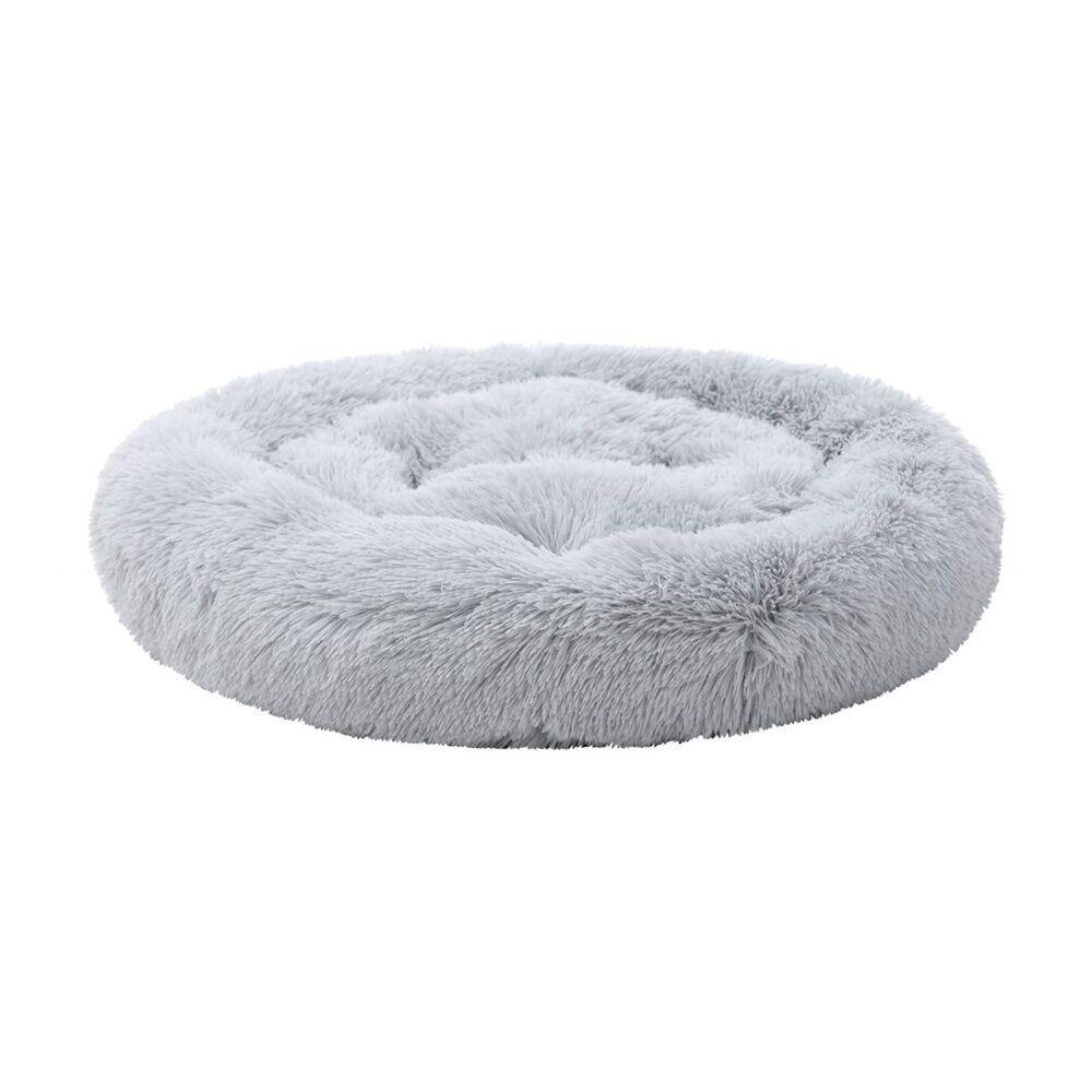 2x Paws And Claws Washable Round Plush Pet Dog Bed Large 75x75x17cm Assorted