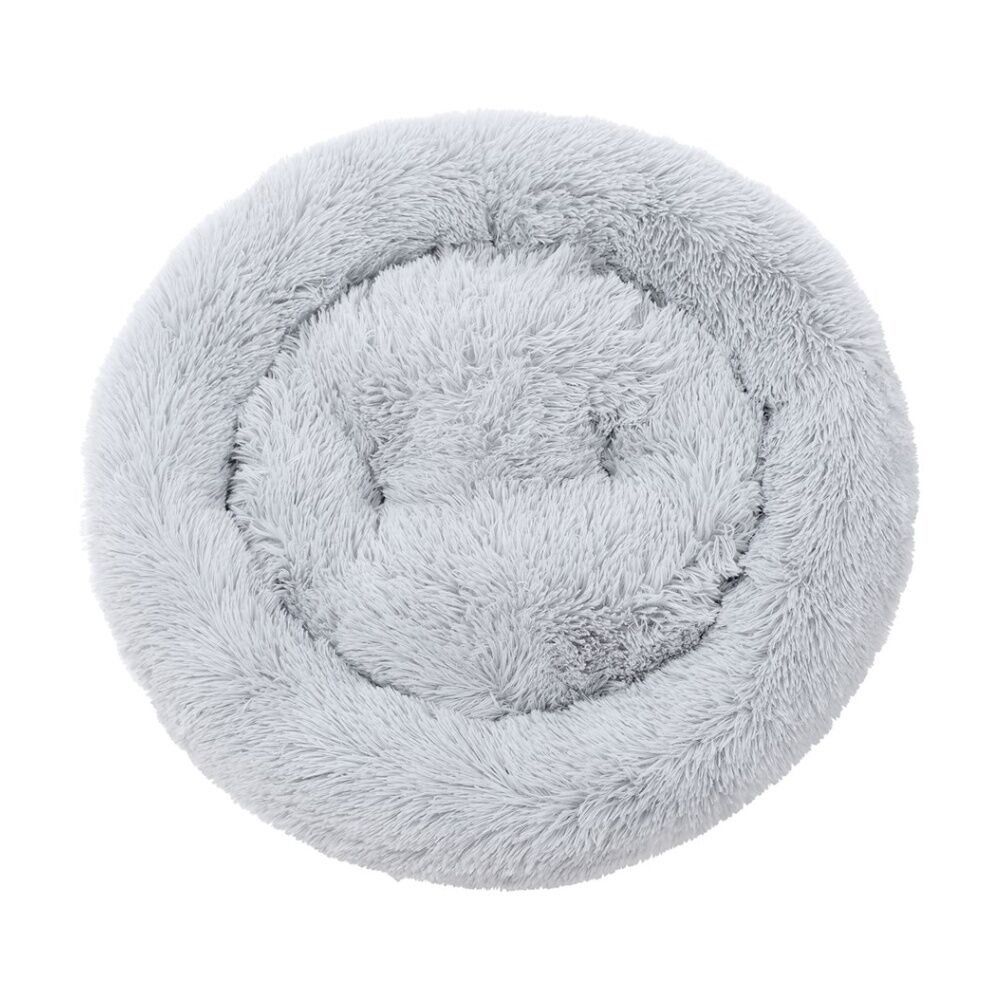 2x Paws And Claws Washable Round Plush Pet Dog Bed Large 75x75x17cm Assorted