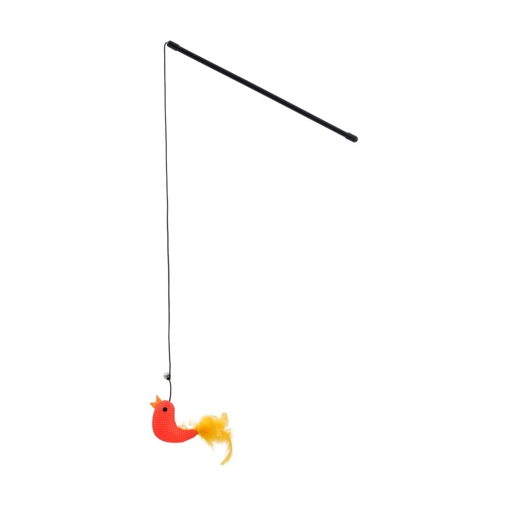 12x Paws And Claws Plush Bird Cat Dangler Pouncing Play Toy 30cm Assorted