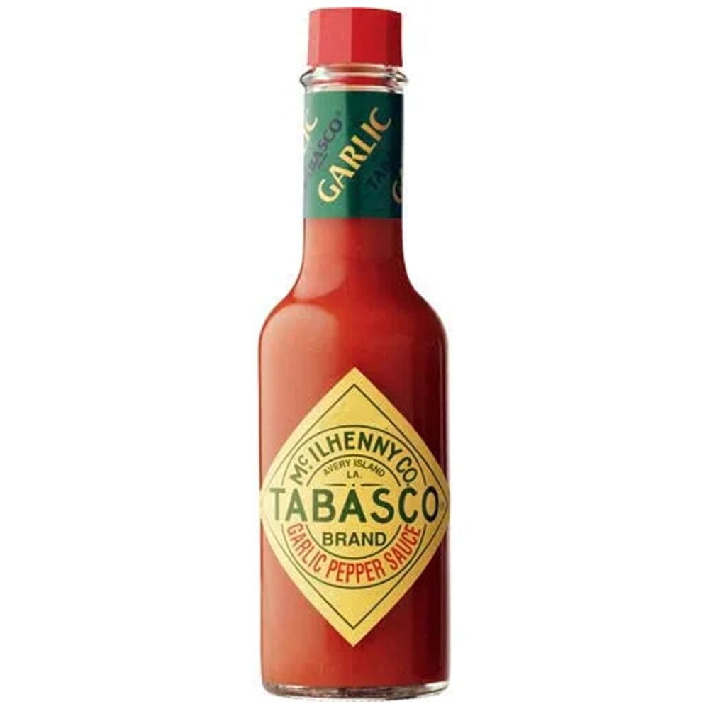 8PK Tabasco Garlic Pepper Flavoured Hot Spicy Sauce 60ml Bottle