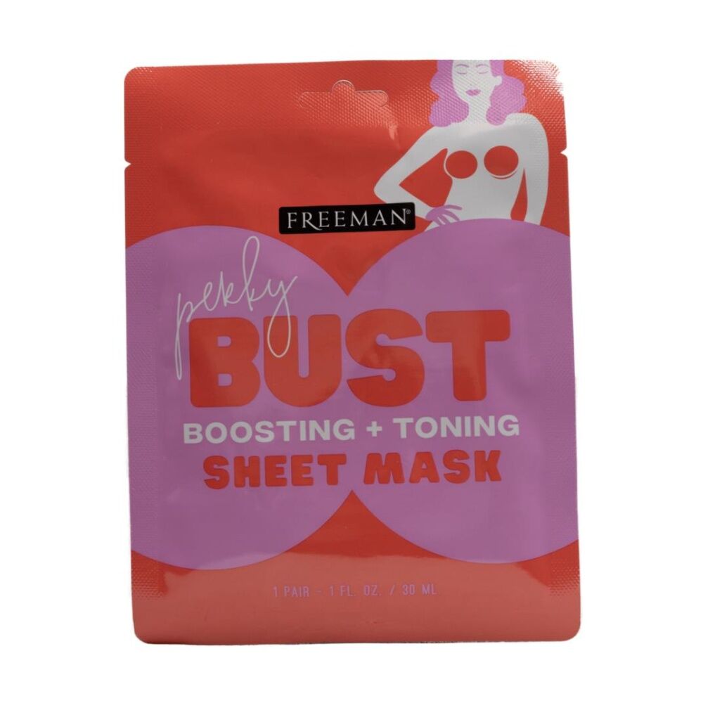 24PK Freeman Boosting & Toning Perky Bust Sheet Mask 30mL Pomegranate Peptide