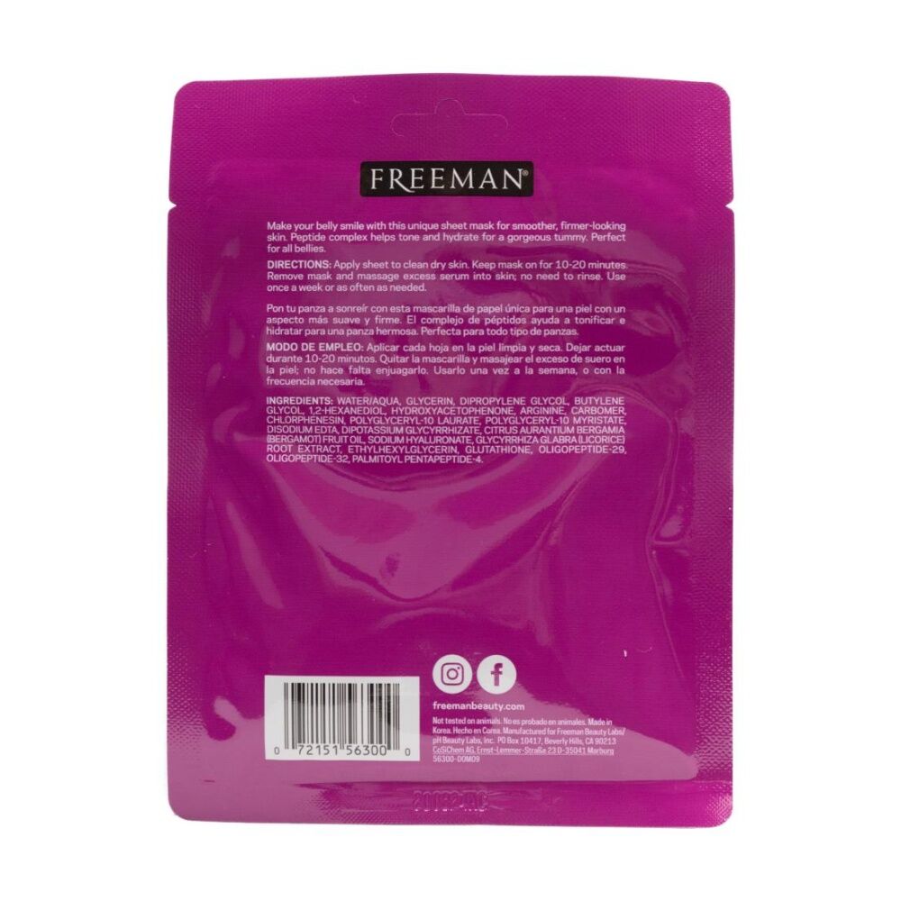 12PK Freeman Firming & Soothing Happy Belly Sheet Mask For All Skin Types 35mL