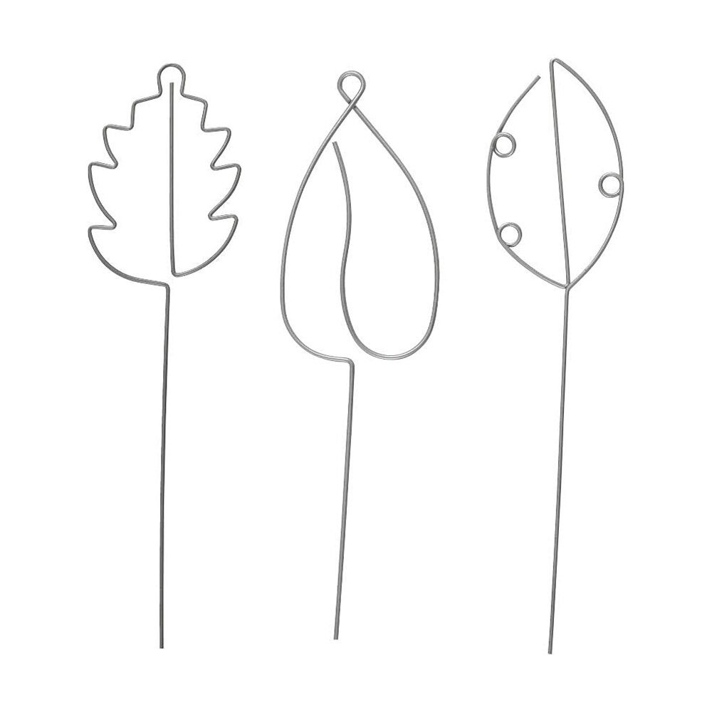 2x 3pc Annabel Trends Garden Sprout Indoor Plant Stakes 100% Iron 38cm