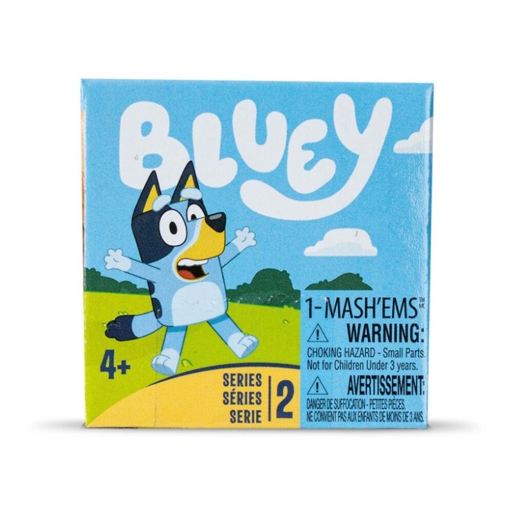 5PK Basic Fun Mash'ems Bluey Squishy Toy Water-Filled Assorted Kids 3y+