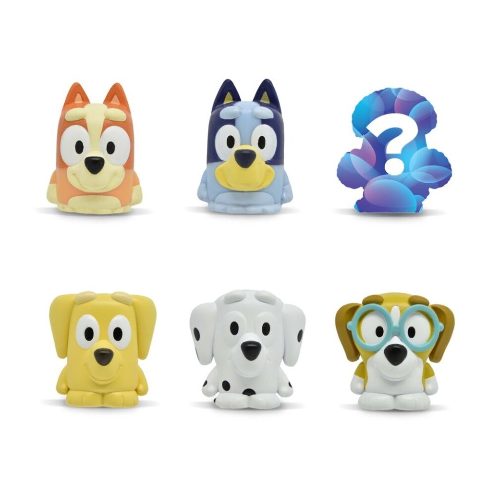 5PK Basic Fun Mash'ems Bluey Squishy Toy Water-Filled Assorted Kids 3y+