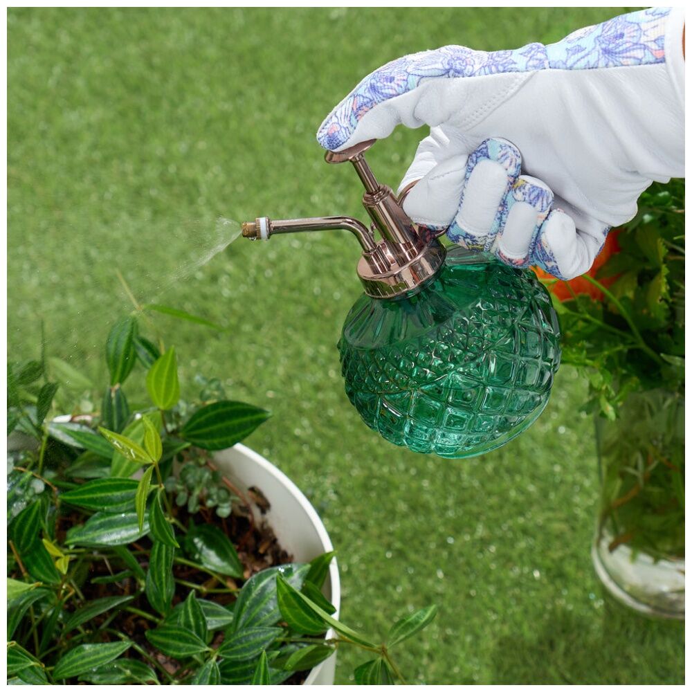 2PK Annabel Trends Diamond Plant Gardening Mister Spray Bottle Green