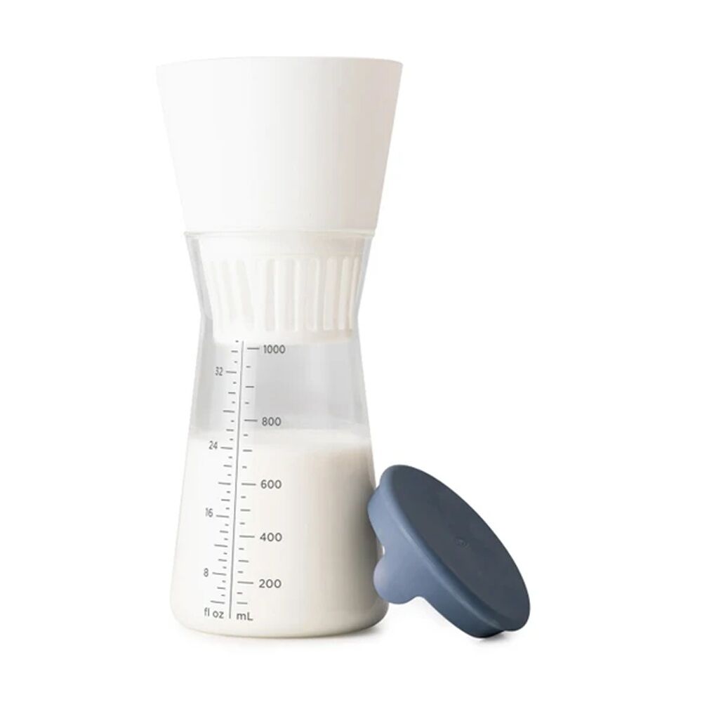 Chef'n Nut Milk Maker Glass Carafe Silicone Lid 1 Litre Kitchen Tool Set