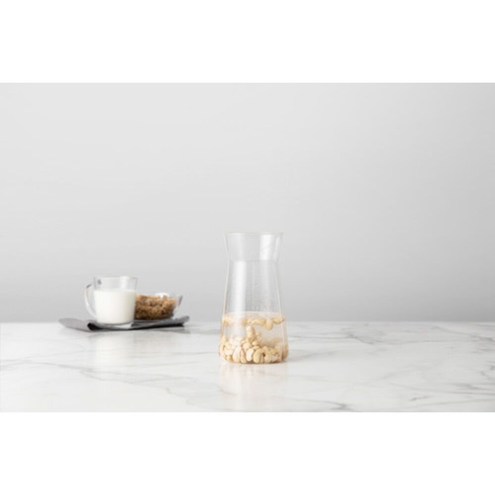 Chef'n Nut Milk Maker Glass Carafe Silicone Lid 1 Litre Kitchen Tool Set