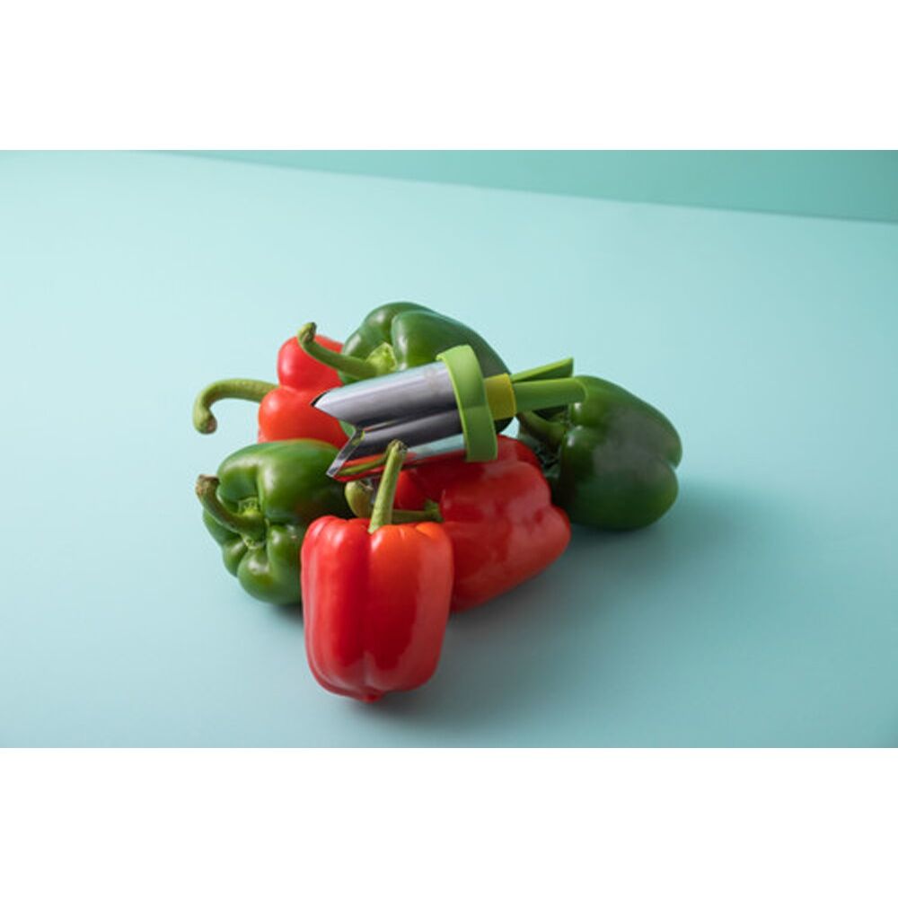 2pc Chef'n QuickCore Plus Stainless Steel Bell Pepper & Jalape?o Corer Set