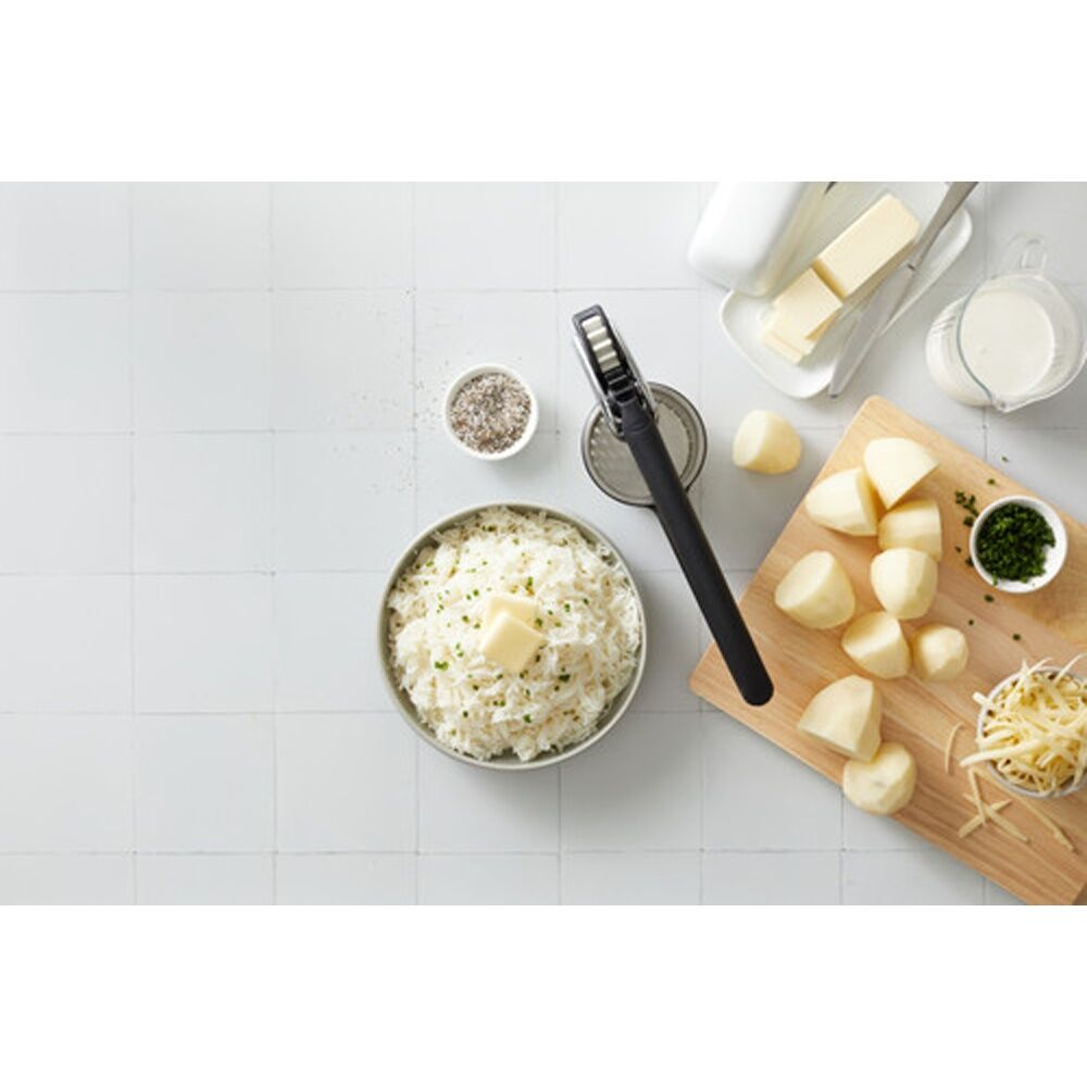 Chef'n FreshForce Potato Ricer Plus Efficient Manual Kitchen Tool Black