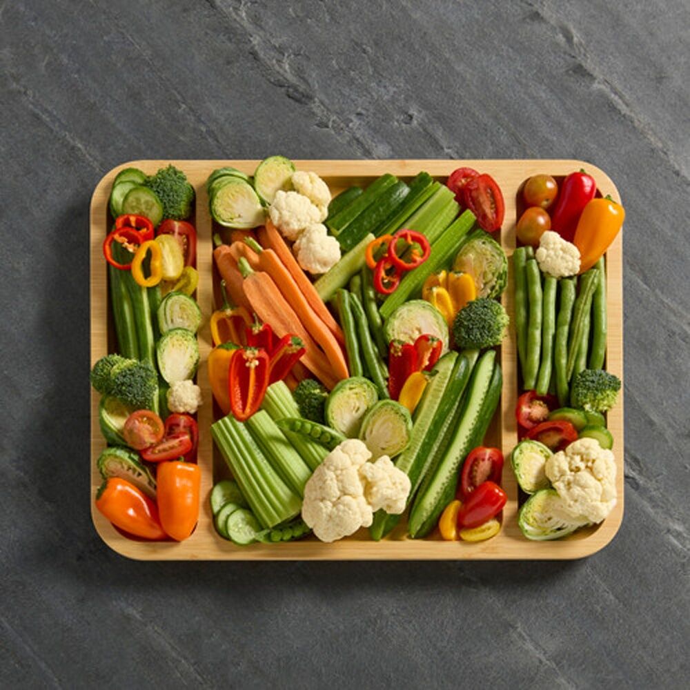 Farberware Build-A-Board Bamboo Rectangular Serving Board 30.5x40.5cm