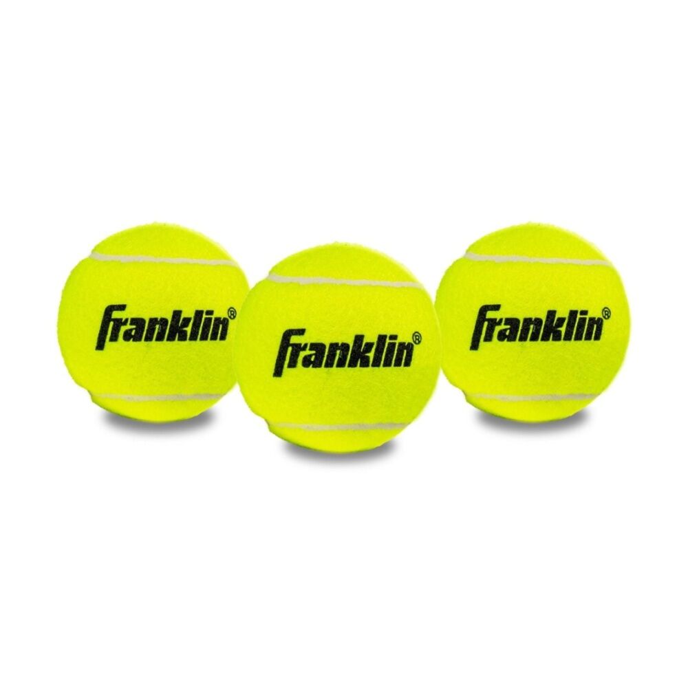 3x 3pc Franklin Tennis Balls Recreational Play Practice Training Yellow