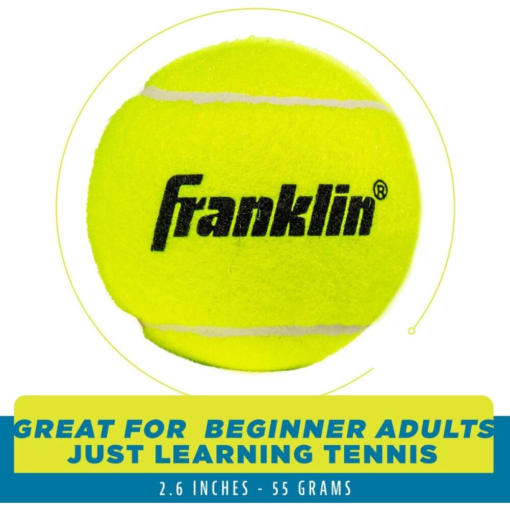 3x 3pc Franklin Tennis Balls Recreational Play Practice Training Yellow