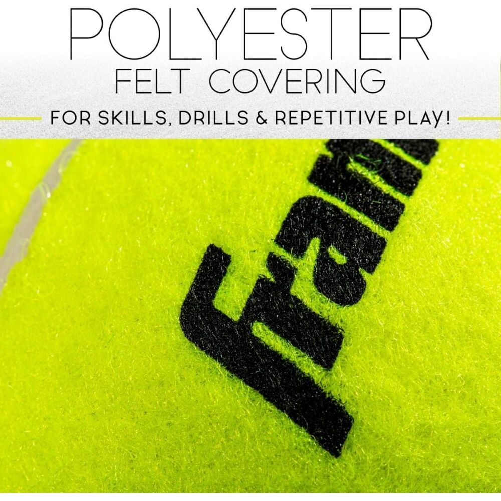 3x 3pc Franklin Tennis Balls Recreational Play Practice Training Yellow